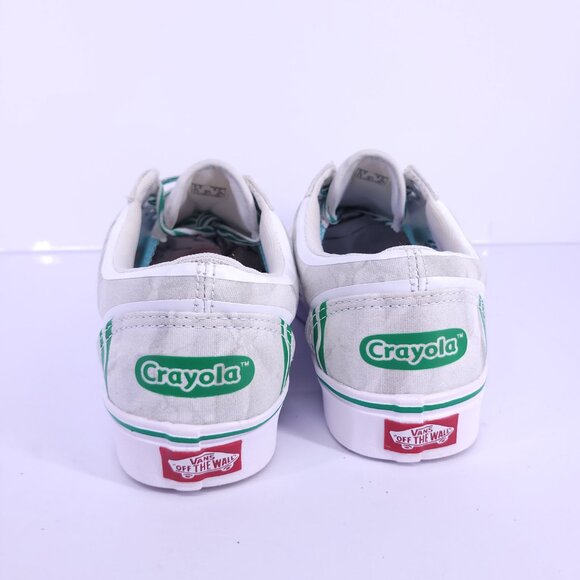 Vans x Crayola ComfyCush Old Skool Gray Green Sneakers Women’s 8 Men’s 6.5 - Picture 7 of 14